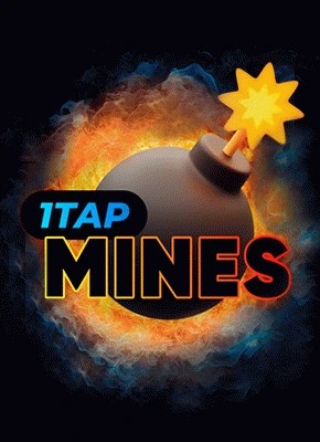 1Tap Mines logo – Crash Games by Turbo Games at Janusz Casino