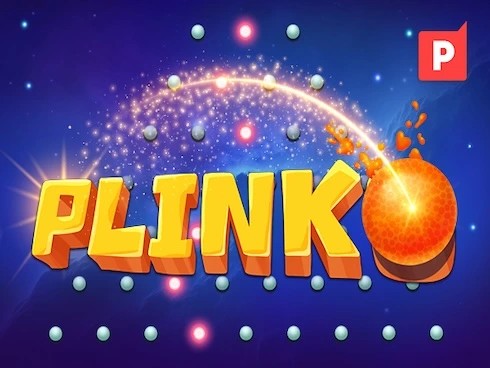Plinko online game logo by Platipus on januszcasinos.pl