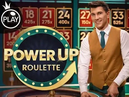 Enjoy Power UP Roulette by Pragmatic Play – logo hosted on januszcasinos.pl